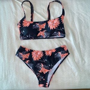 Shein floral print bikini set